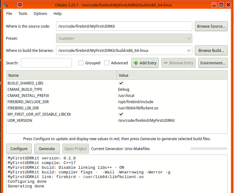 cmake - config